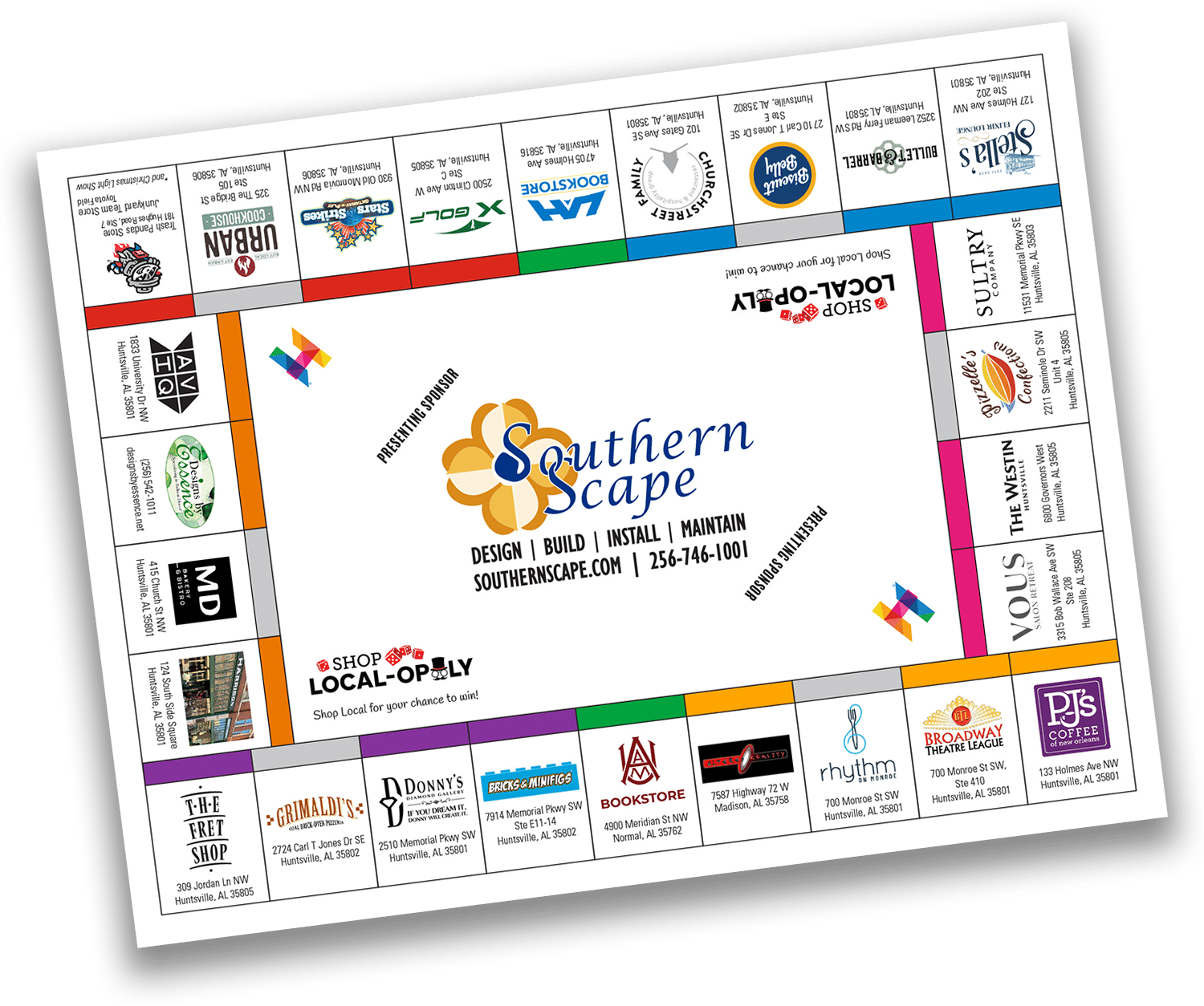 Shop Local-Opoly - Huntsville/Madison County Chamber